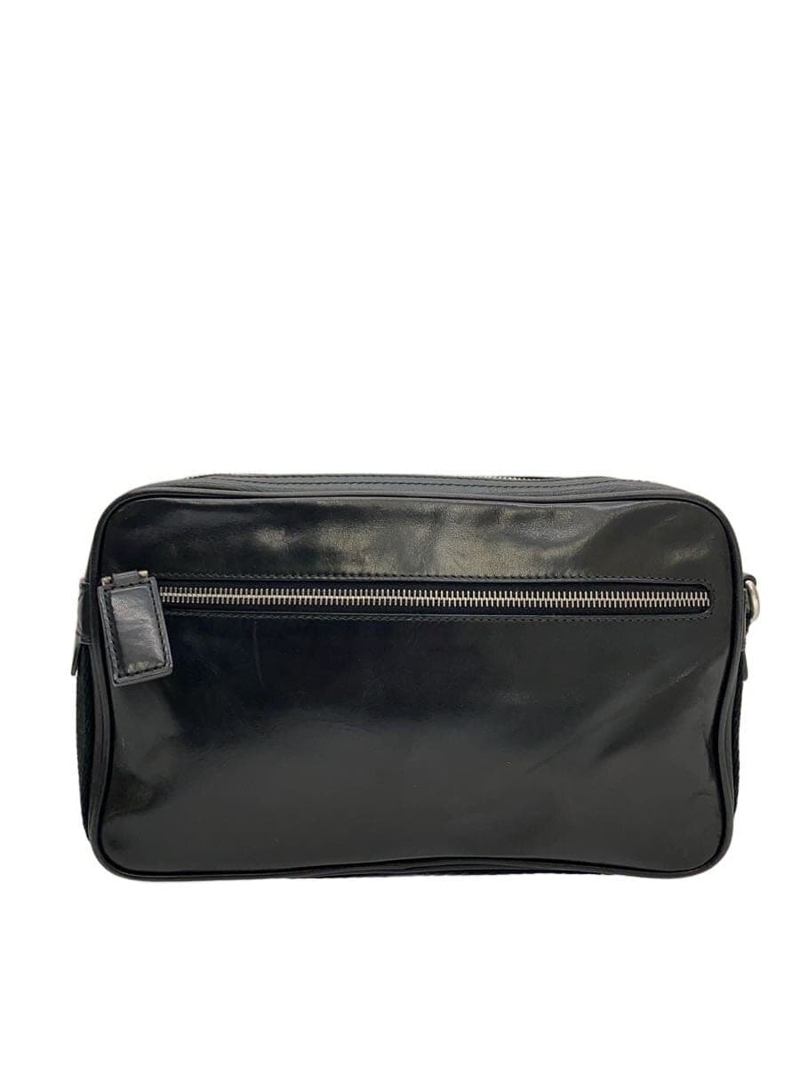 BALLY Side Line Clutch Bag Second Bag Leather BLK