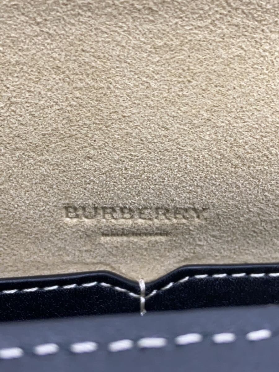 BURBERRY Shoulder Bag Black 2-Way Handbag 5