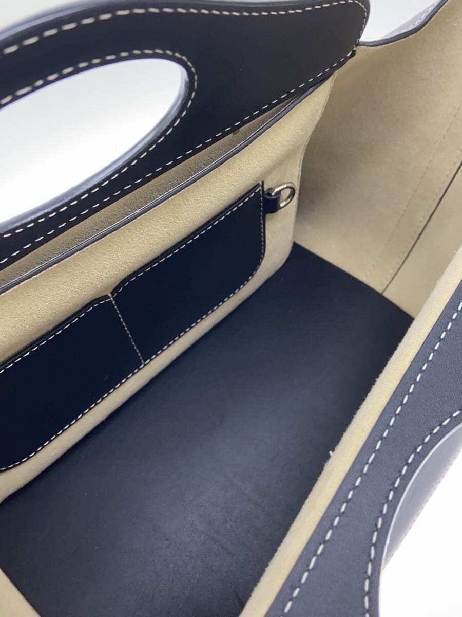 BURBERRY Shoulder Bag Black 2-Way Handbag 6