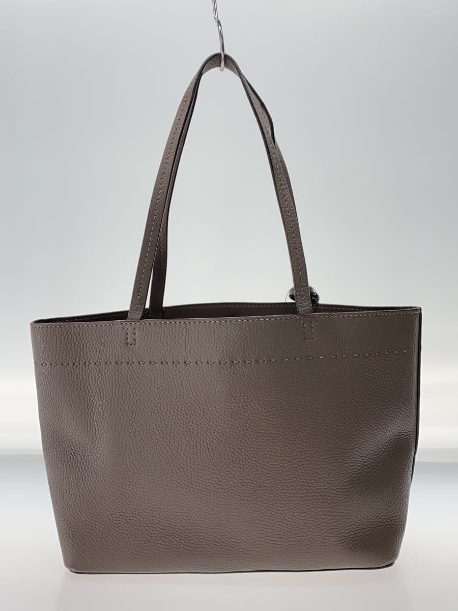 TORY BURCH Bag Leather Gray 3