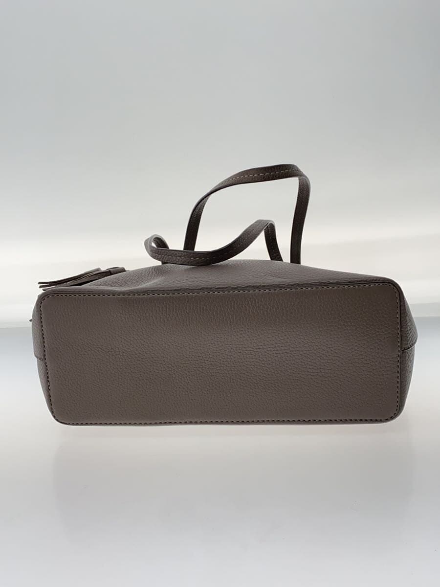 TORY BURCH Bag Leather Gray 4
