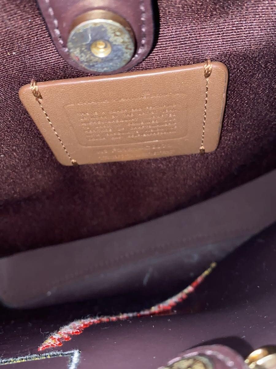 COACH Handbag C6072 jean michel basquiat Dinosaur 6