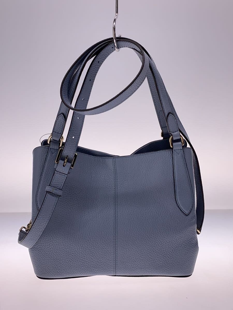 FURLA Shoulder Bag Blue Daphne 2-Way Handbag 3