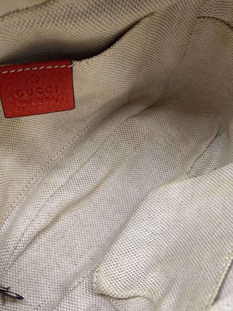 GUCCI shoulder bag leather RED 308364 6