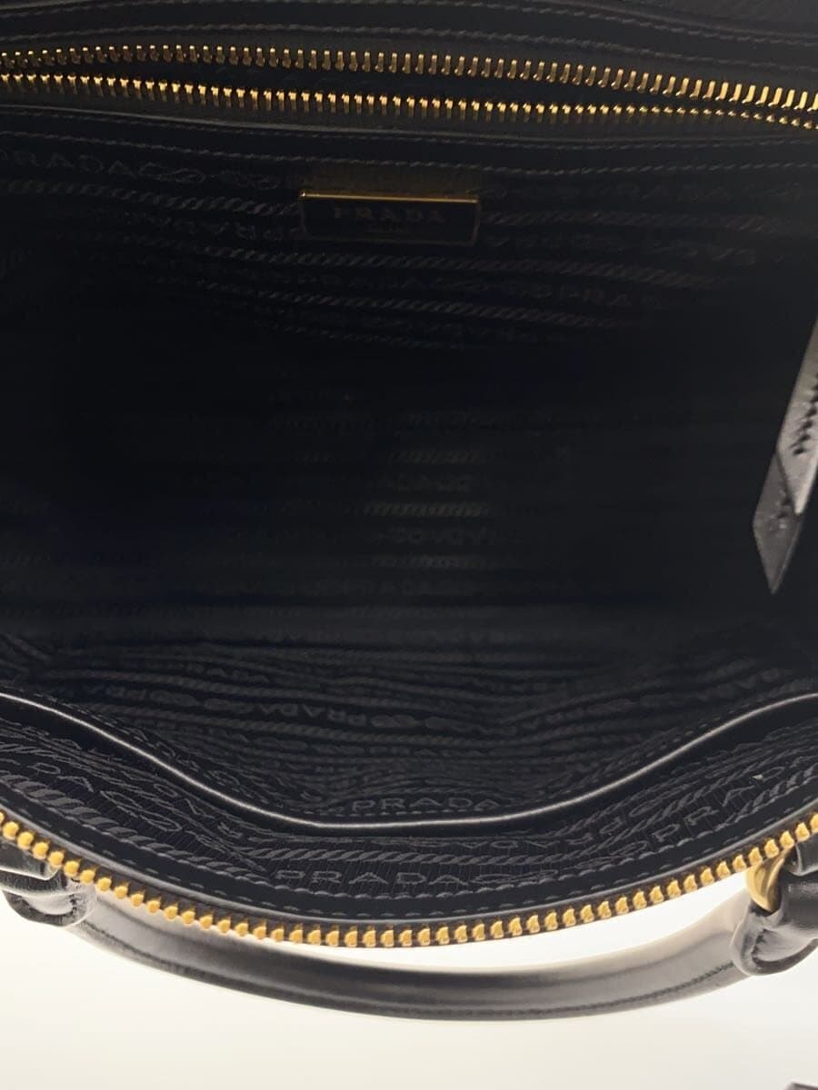 PRADA Shoulder Bag Nylon Black 1BA104 2-Way Handbag 6