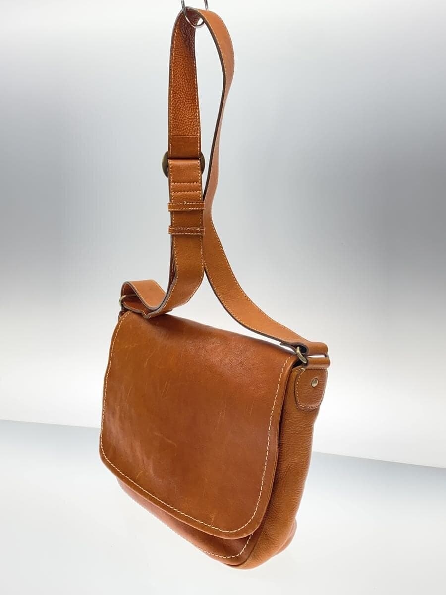 Tsuchiya Kaban Shoulder Bag Leather Brown 2