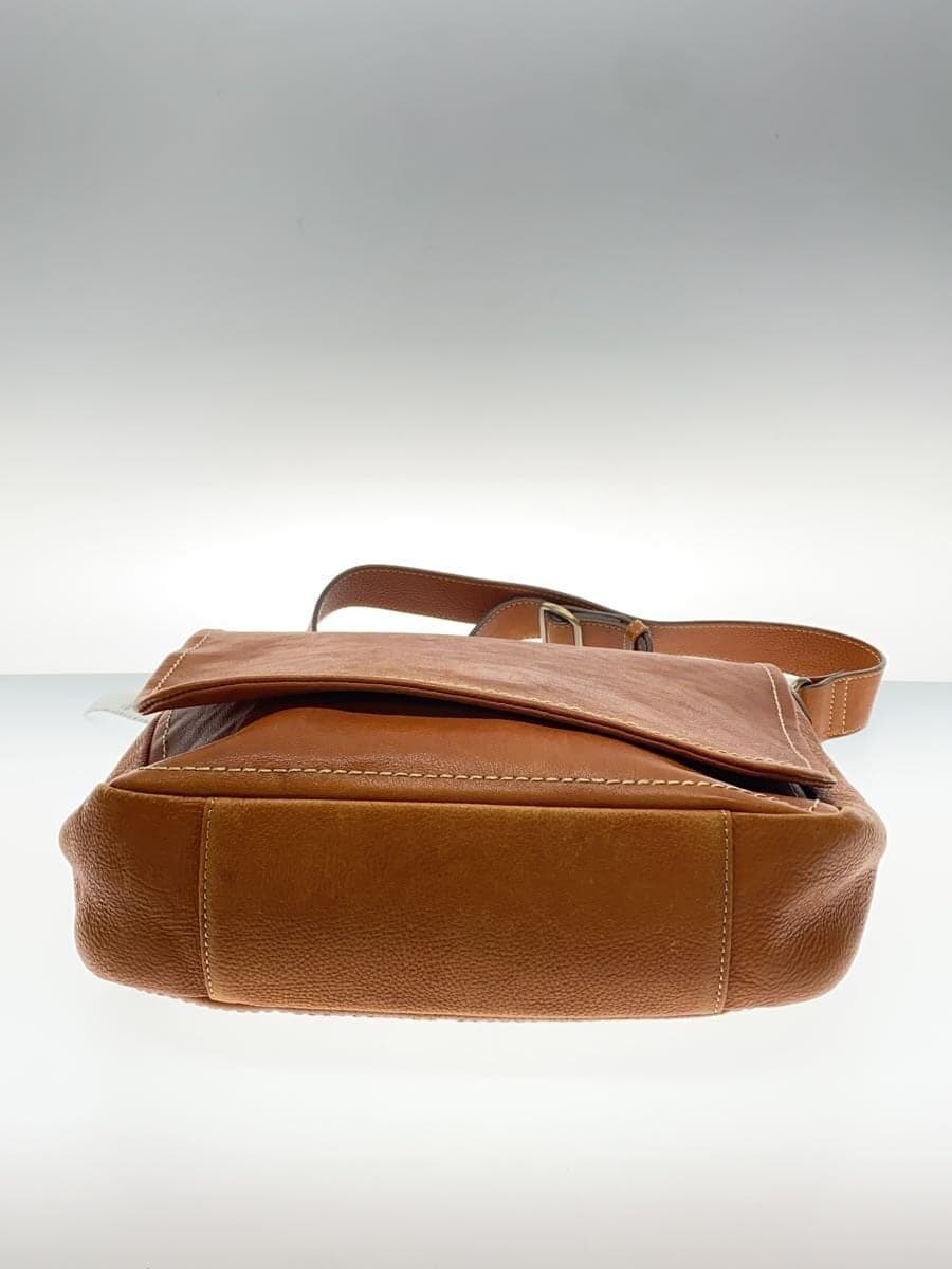 Tsuchiya Kaban Shoulder Bag Leather Brown 4