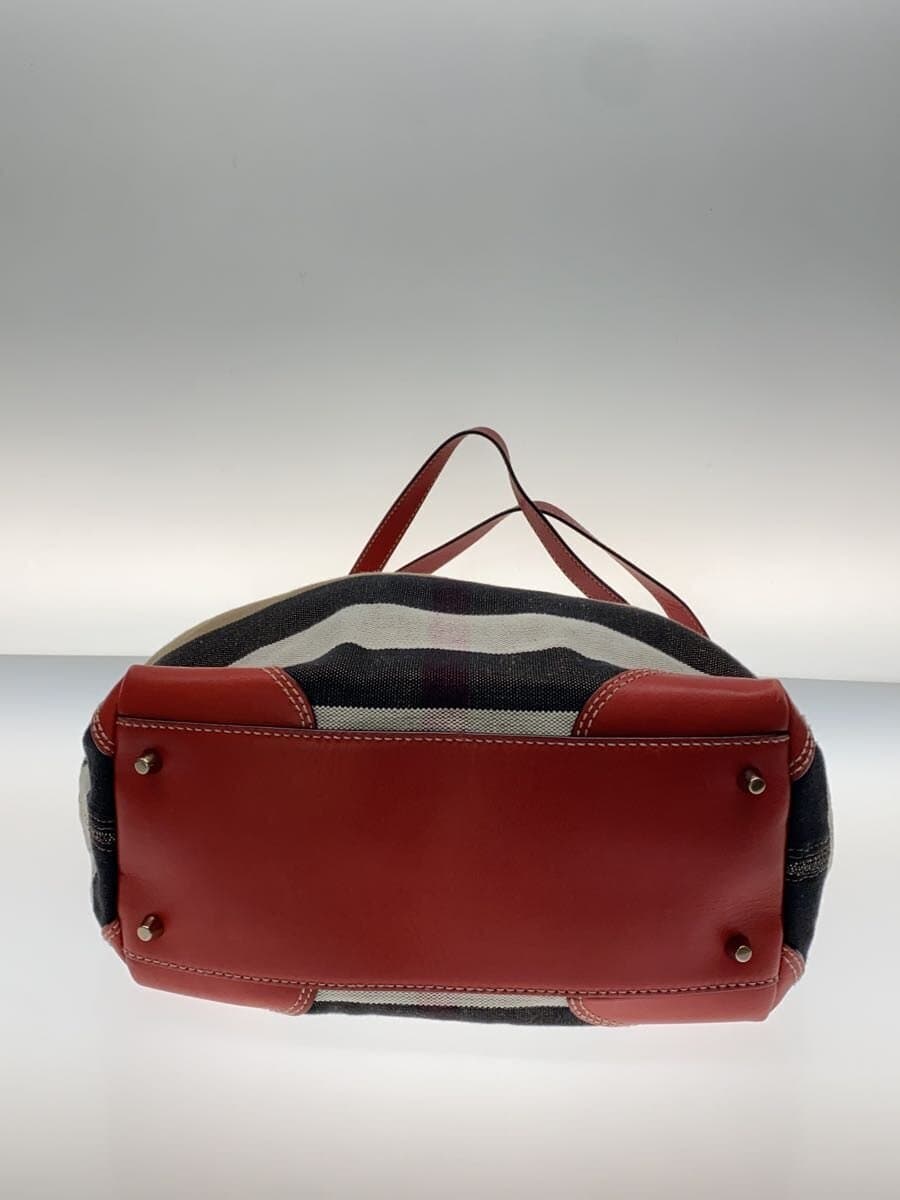 BURBERRY Tote Bag -- Multicolor Check 4