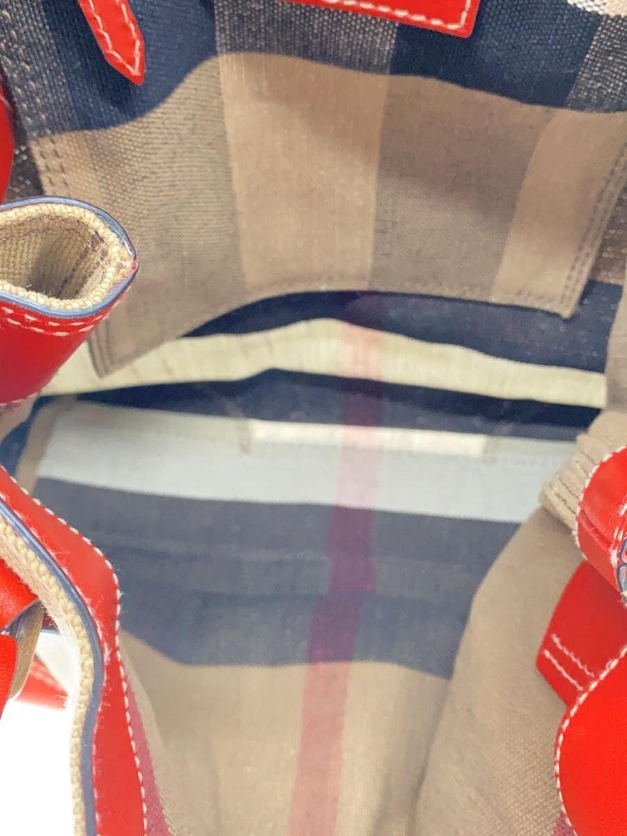 BURBERRY Tote Bag -- Multicolor Check 6