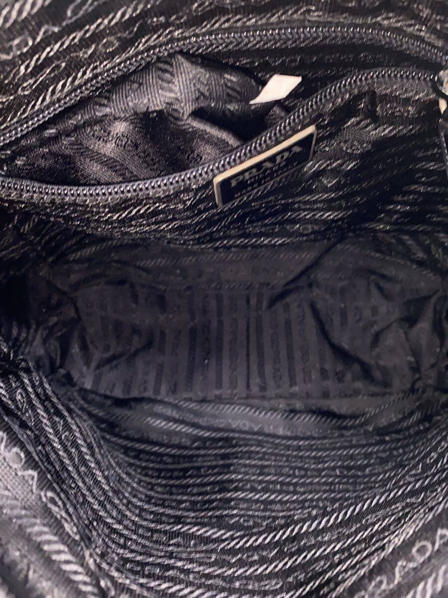 PRADA Shoulder Bag Nylon Black 6