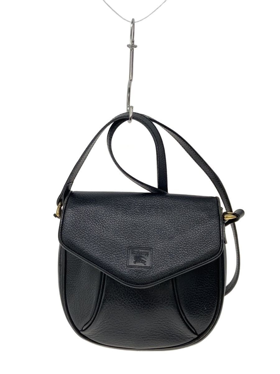 BURBERRYS Shoulder Bag Leather Black