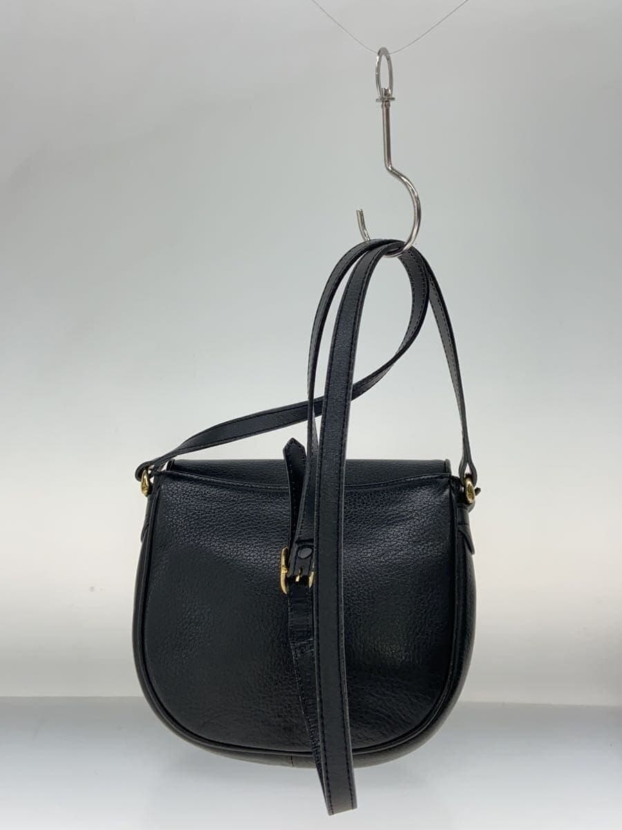 BURBERRYS Shoulder Bag Leather Black 3