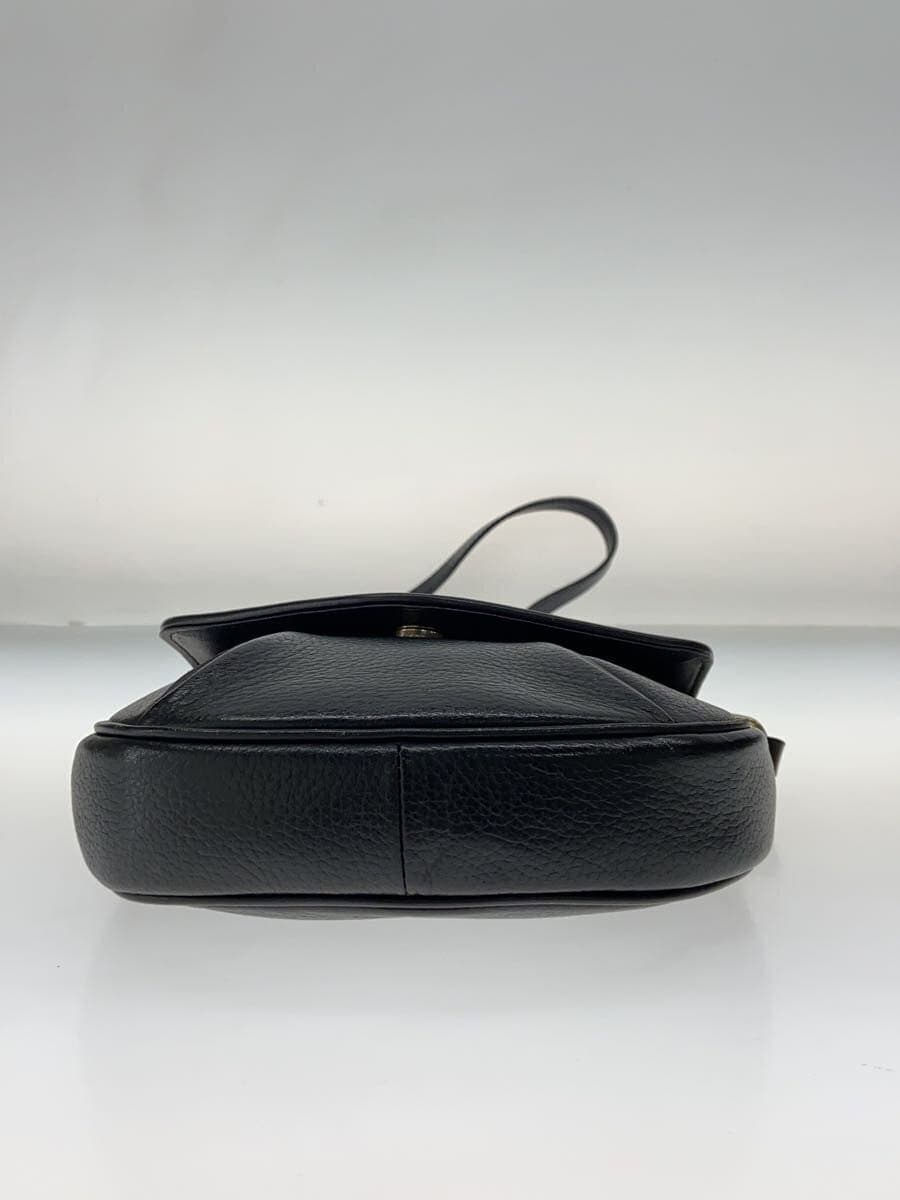 BURBERRYS Shoulder Bag Leather Black 4