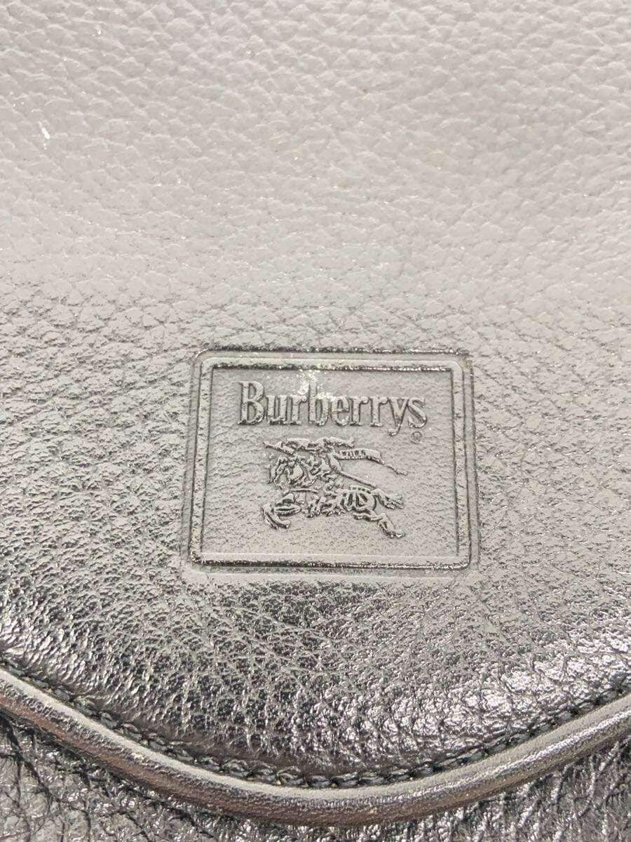 BURBERRYS Shoulder Bag Leather Black 5