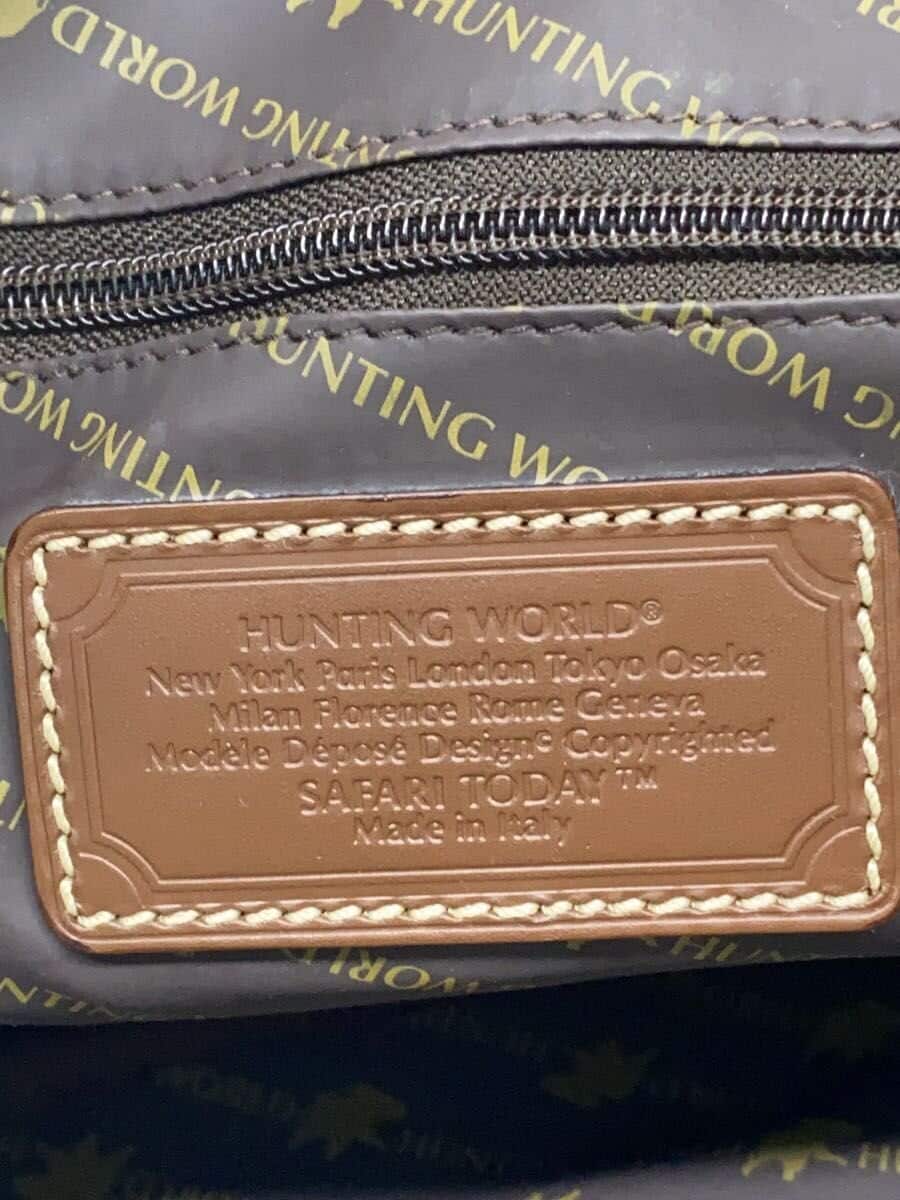 HUNTING WORLD Handbag Khaki Shoulder Bag 2-Way 5
