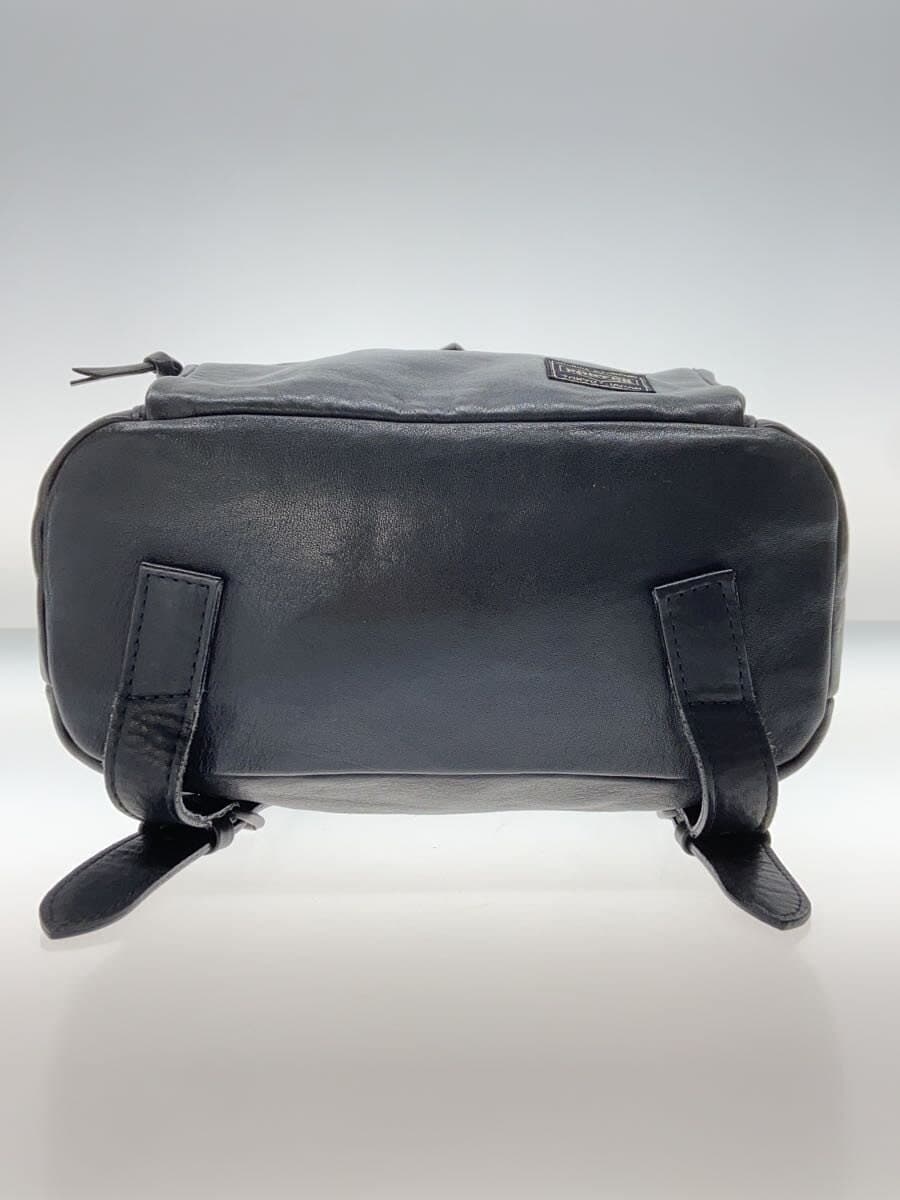 PORTER Backpack Leather Black Cortina 4