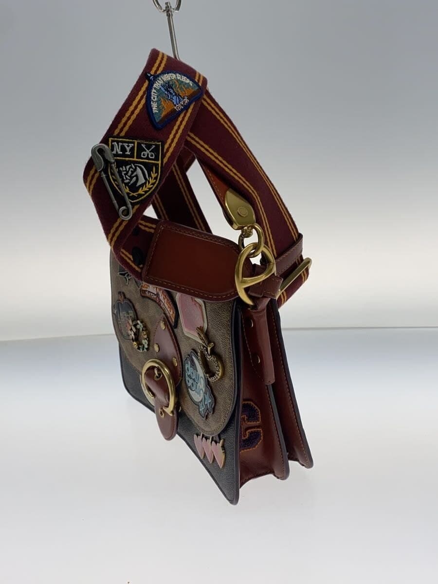 COACH Shoulder Bag Brown All Over Pattern C0767 2