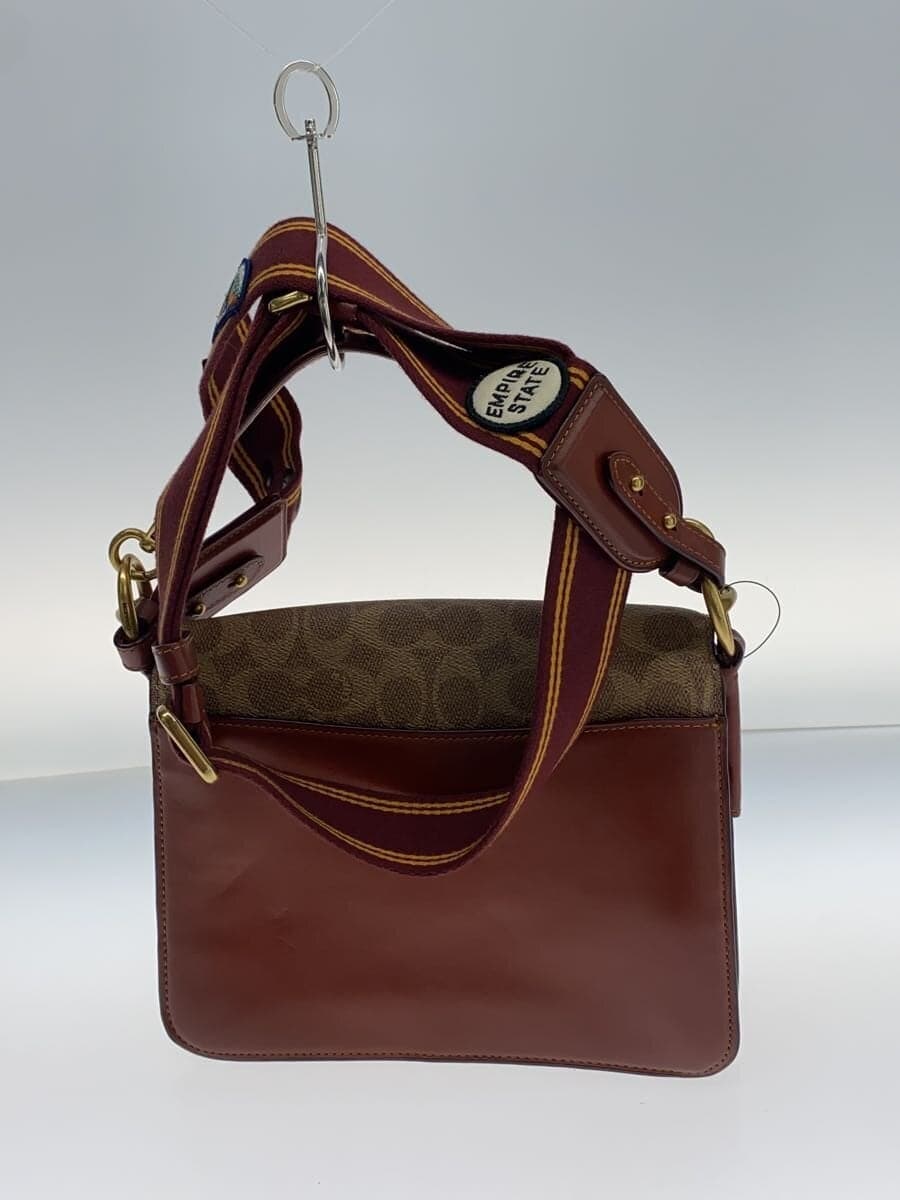 COACH Shoulder Bag Brown All Over Pattern C0767 3