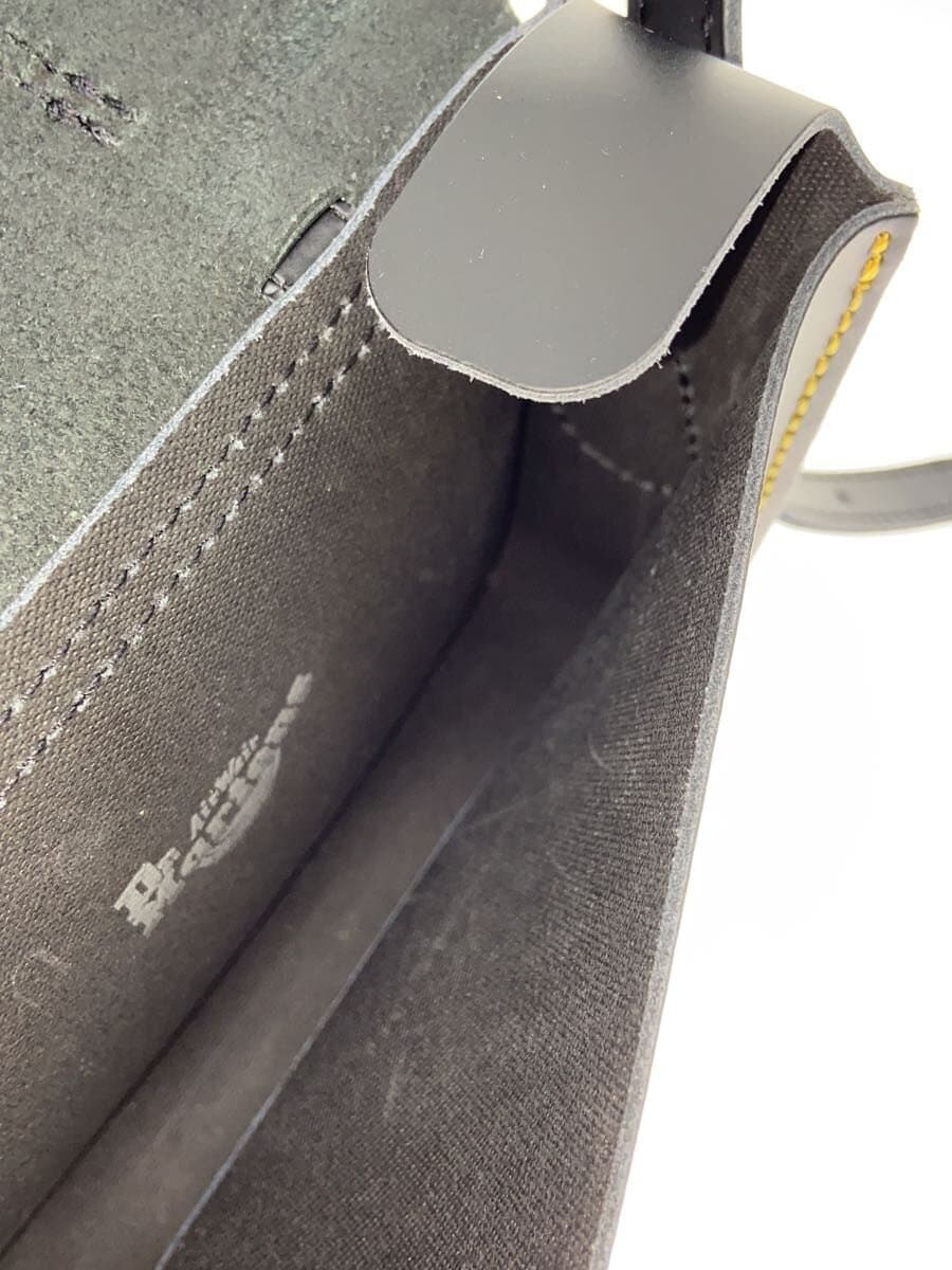 Dr. Martens shoulder bag leather black AB098001 7-inch satchel bag 6