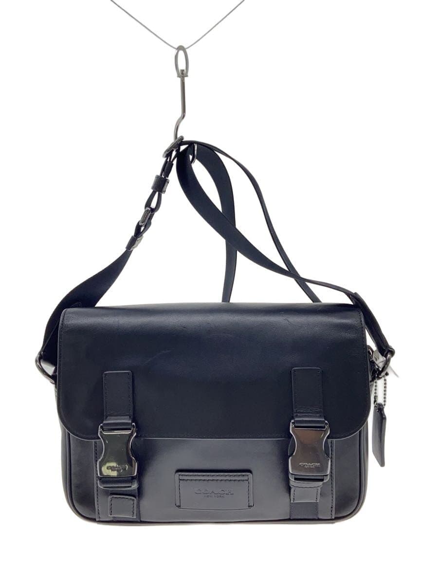 COACH shoulder bag leather black C2715