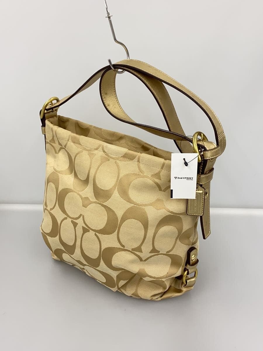 COACH Shoulder Bag BEG All Over Pattern F15067 2
