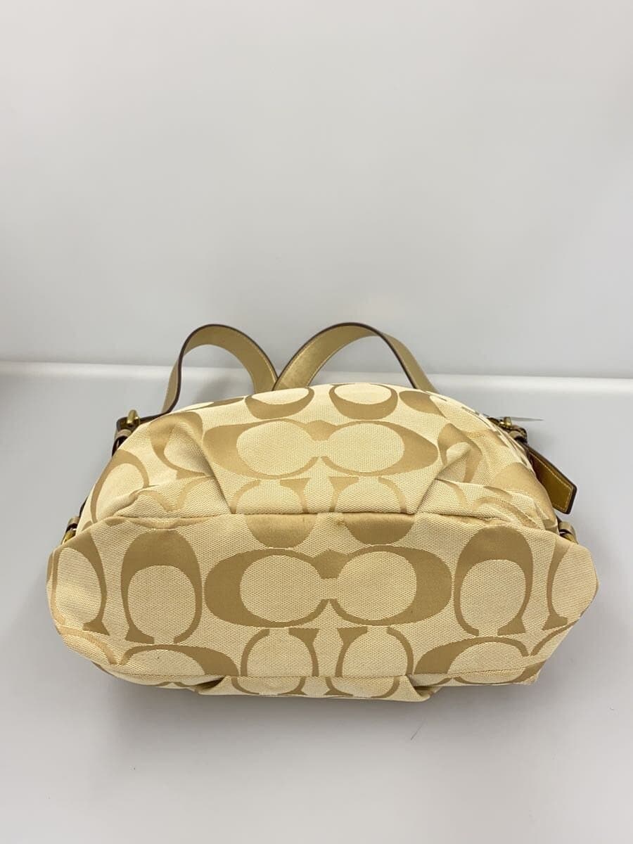 COACH Shoulder Bag BEG All Over Pattern F15067 4