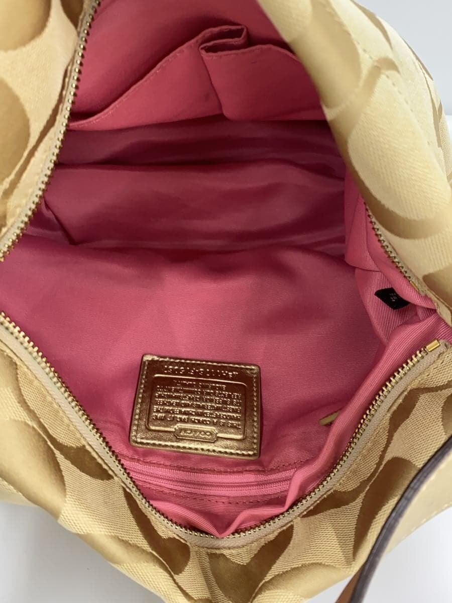 COACH Shoulder Bag BEG All Over Pattern F15067 6