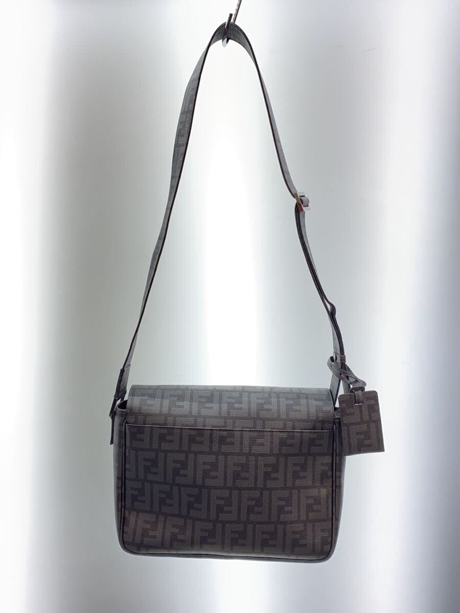 FENDI Shoulder Bag GRY All Over Pattern 7VA258-UZD 3