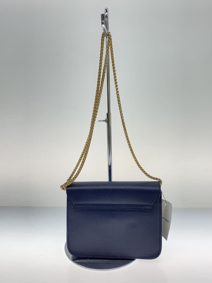 FURLA shoulder bag -- NVY plain chain crossbody 3