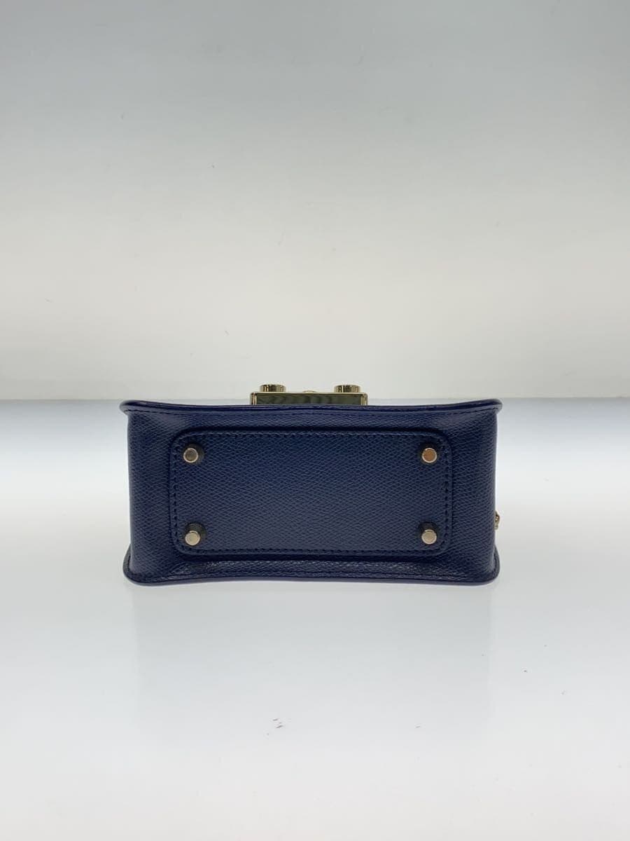 FURLA shoulder bag -- NVY plain chain crossbody 4