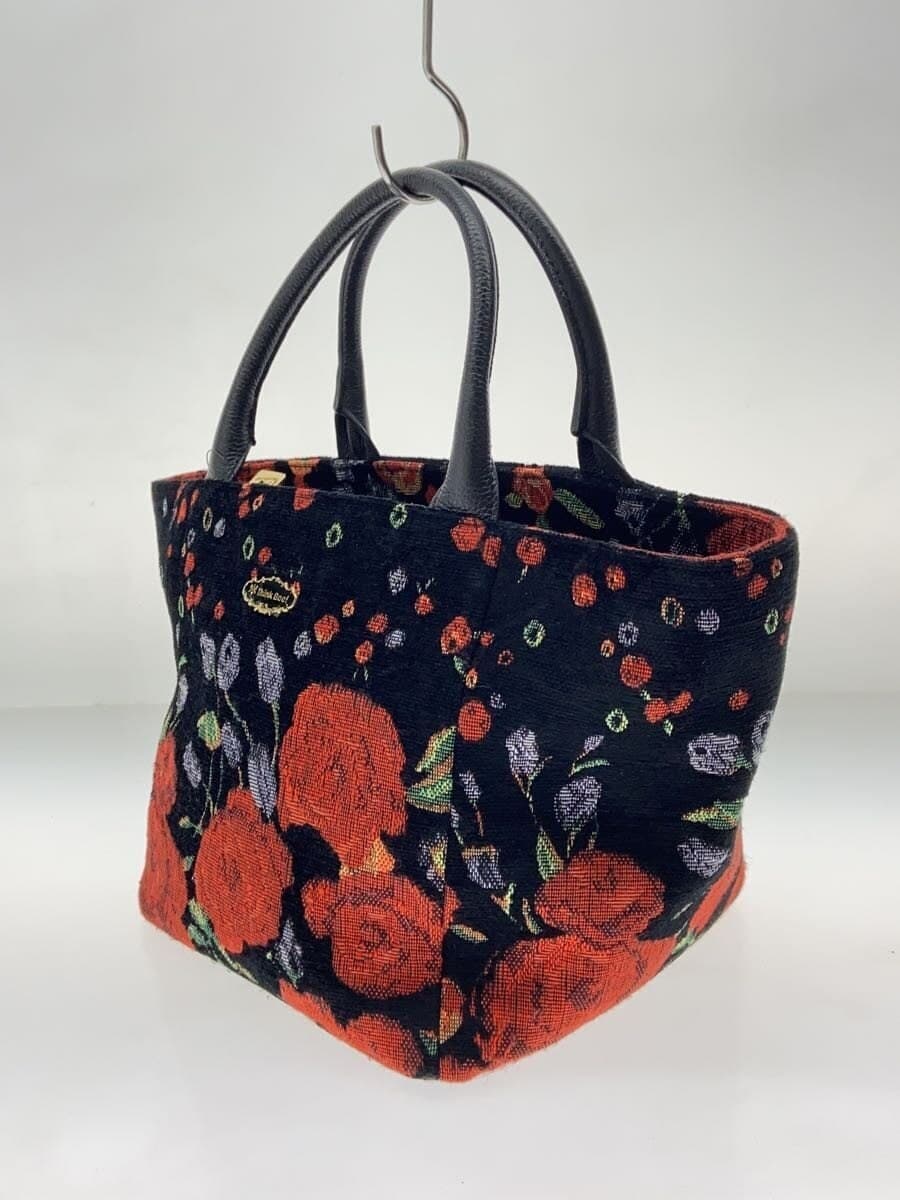 Think Bee!Handbag BLK Floral 2