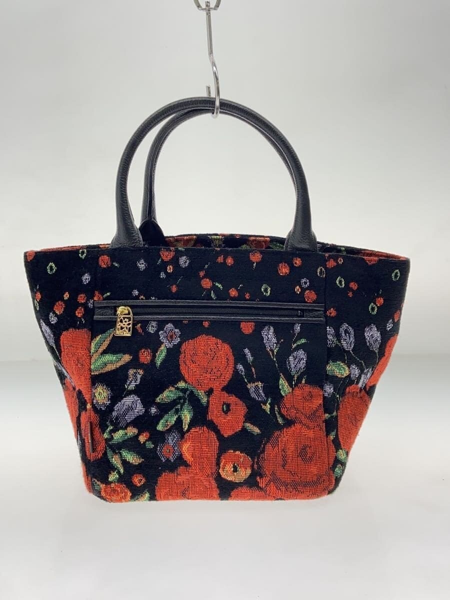 Think Bee!Handbag BLK Floral 3