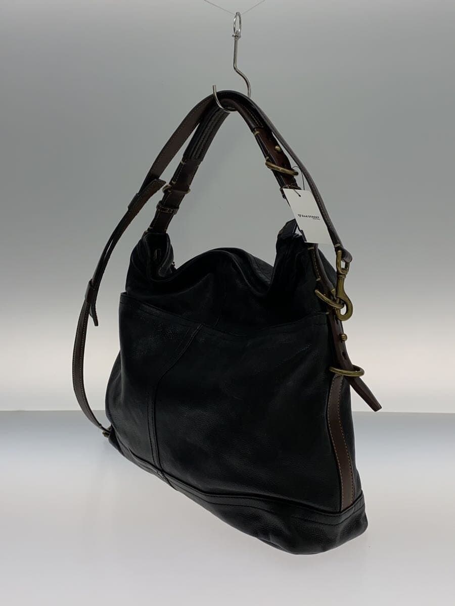 COACH Shoulder Bag Leather BLK Solid 70189 2