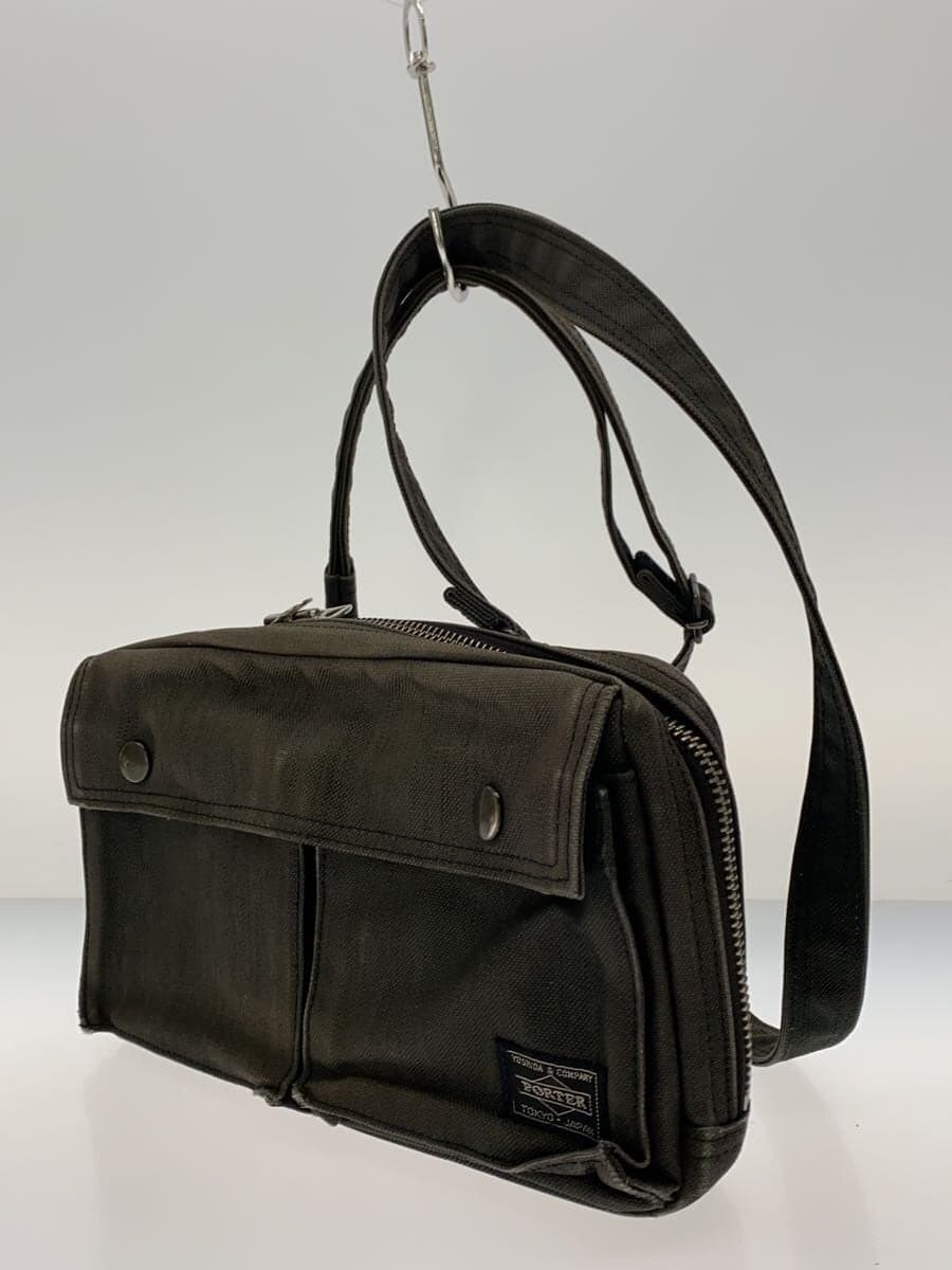 PORTER Shoulder Bag Canvas KHK Crossbody 2