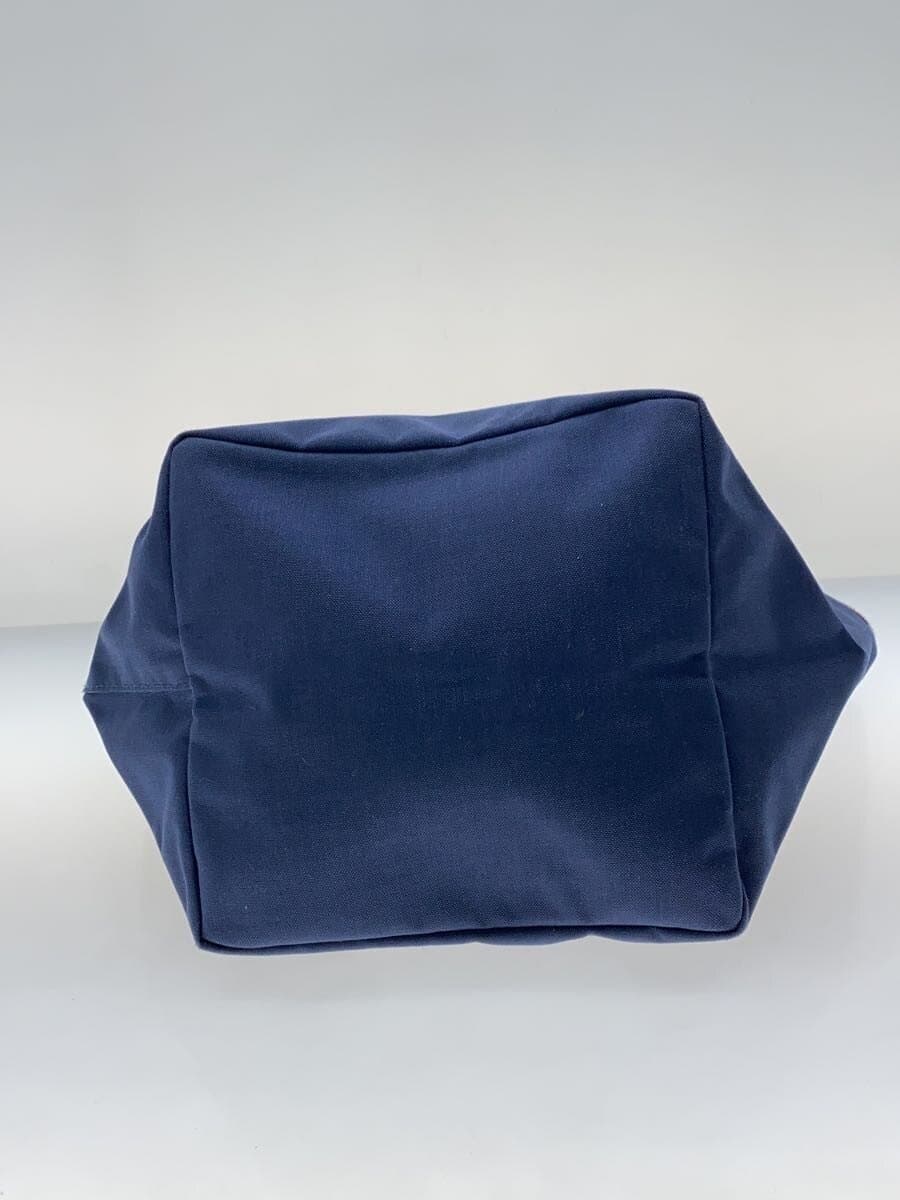 Herve Chapelier Tote Bag NVY Solid 704c Square Tote M Hand-held 4