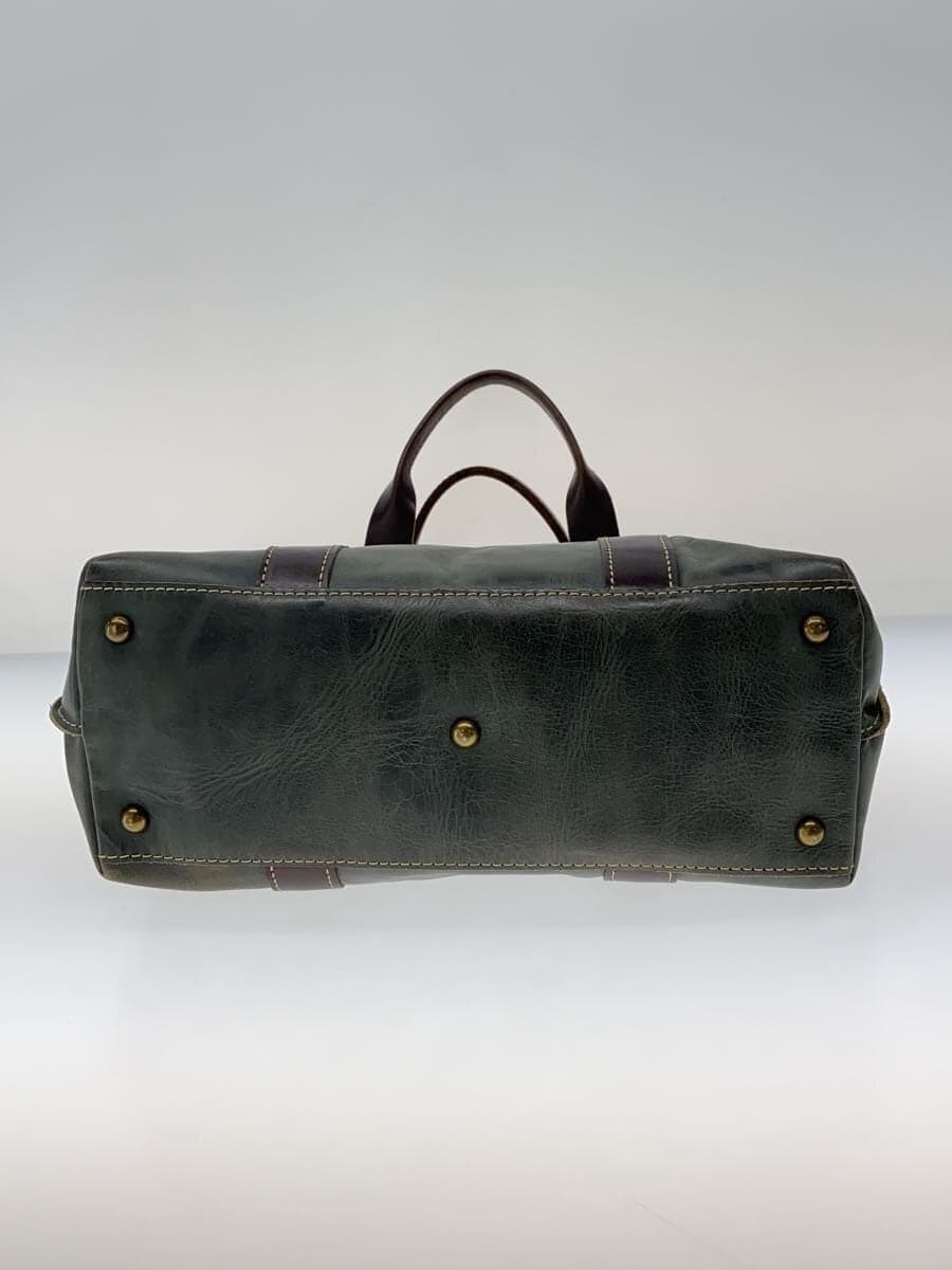 Ain Soph Handbag Leather GRN Solid 4