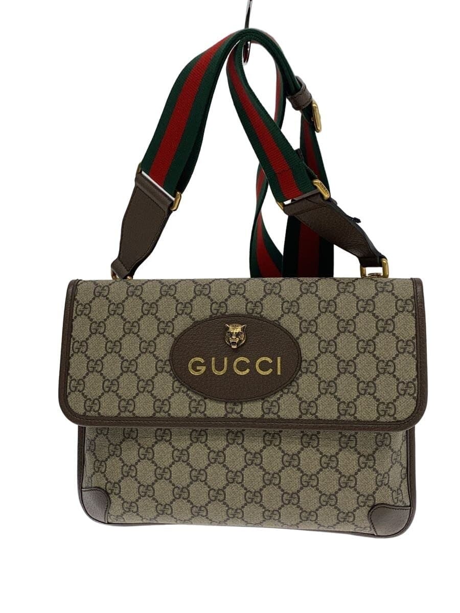 GUCCI Shoulder Bag_GG Supreme Leather BEG 495654 9C2VT 8745 Chérie Line 495654