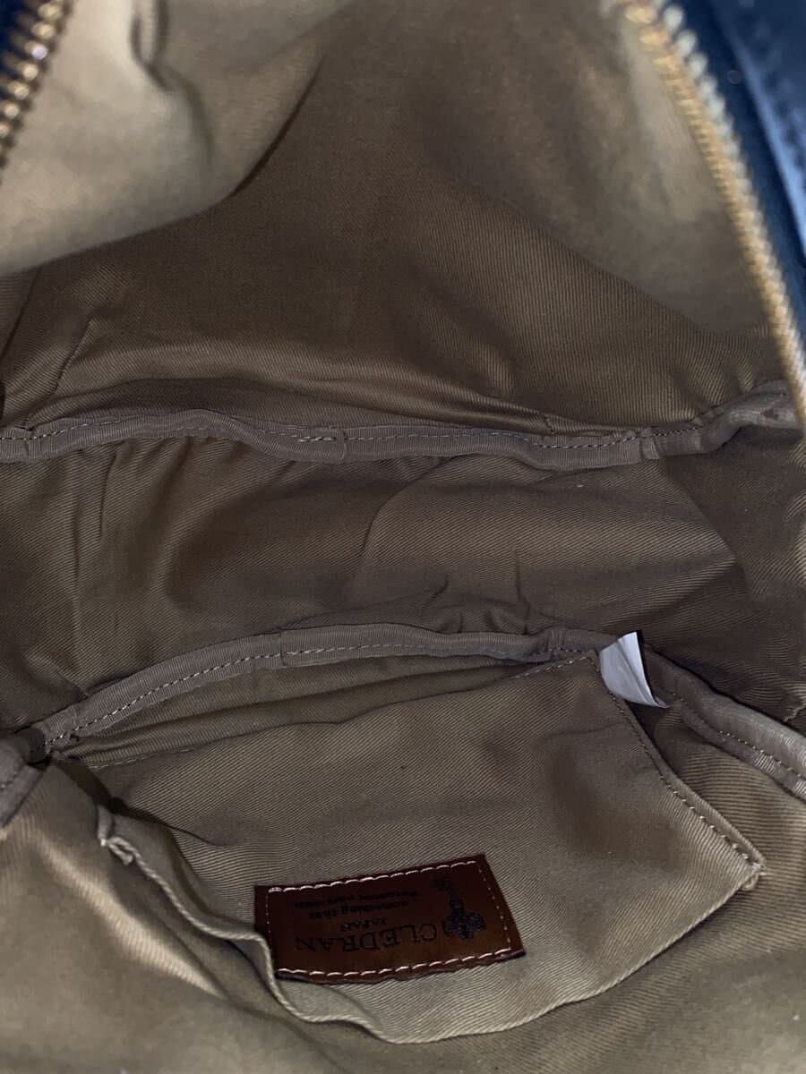 CLEDRAN Handbag Leather BLK Solid 6