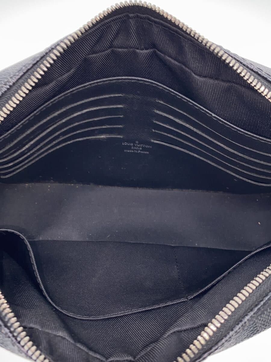 LOUIS VUITTON Pochette Casai_Damier Graphite PVC BLK Check N41664 Secondary Bag 6