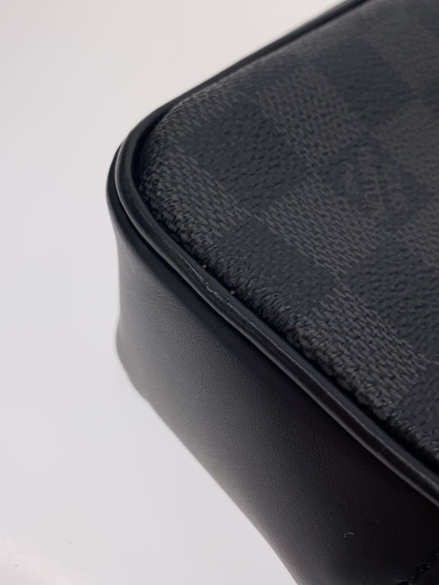 LOUIS VUITTON Pochette Casai_Damier Graphite PVC BLK Check N41664 Secondary Bag 7