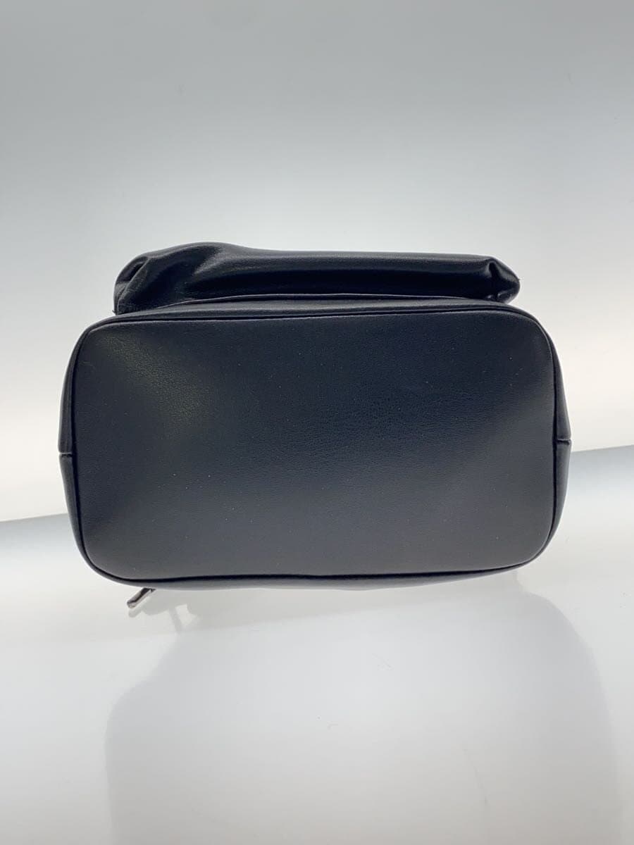 glamb Shoulder Bag Leather BLK Leather Drawstring Bag Leather Drawstring 4