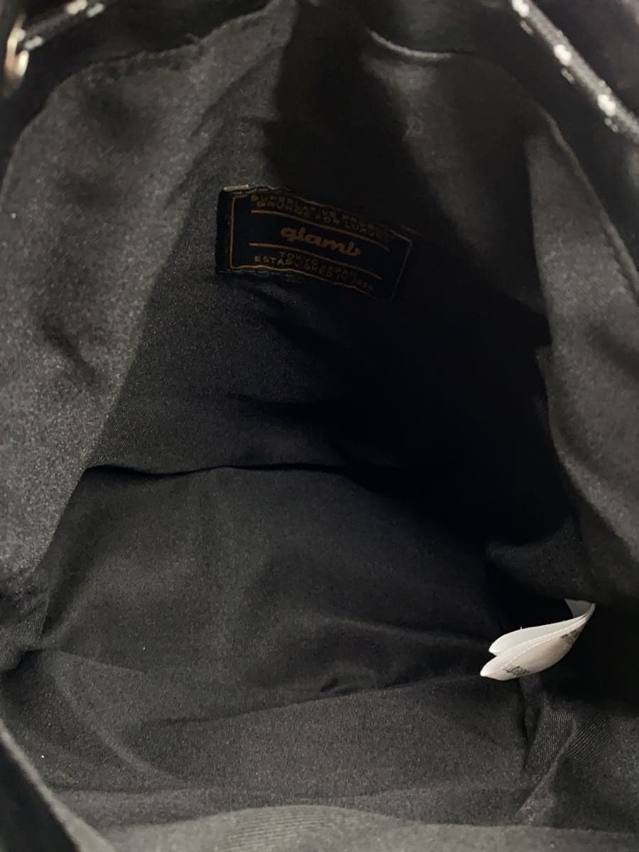 glamb Shoulder Bag Leather BLK Leather Drawstring Bag Leather Drawstring 6