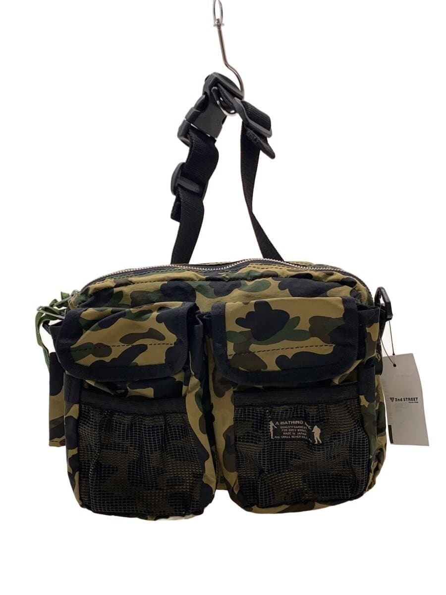 A BATHING APE Waist Bag Nylon KHK