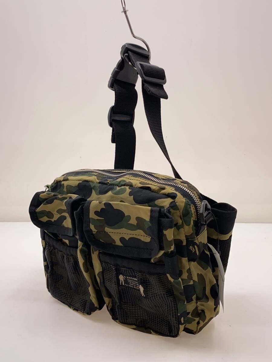 A BATHING APE Waist Bag Nylon KHK 2