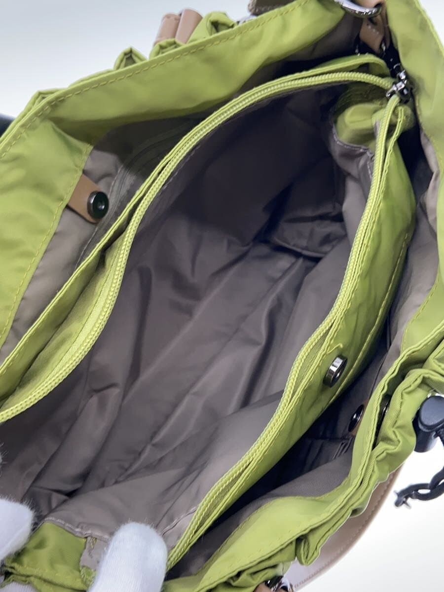 Y’saccs Handbag Nylon GRN 7