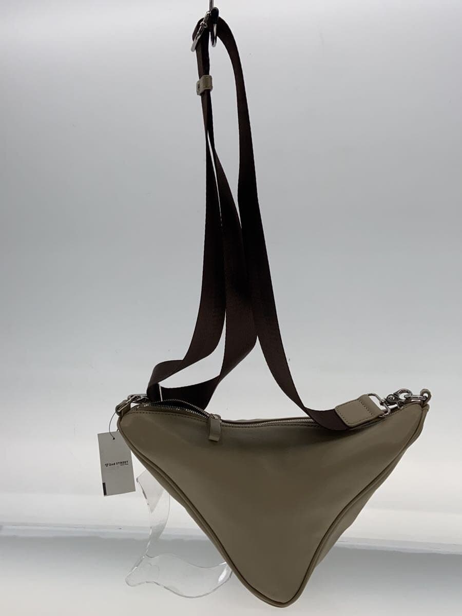 carcru Shoulder Bag Leather BEG