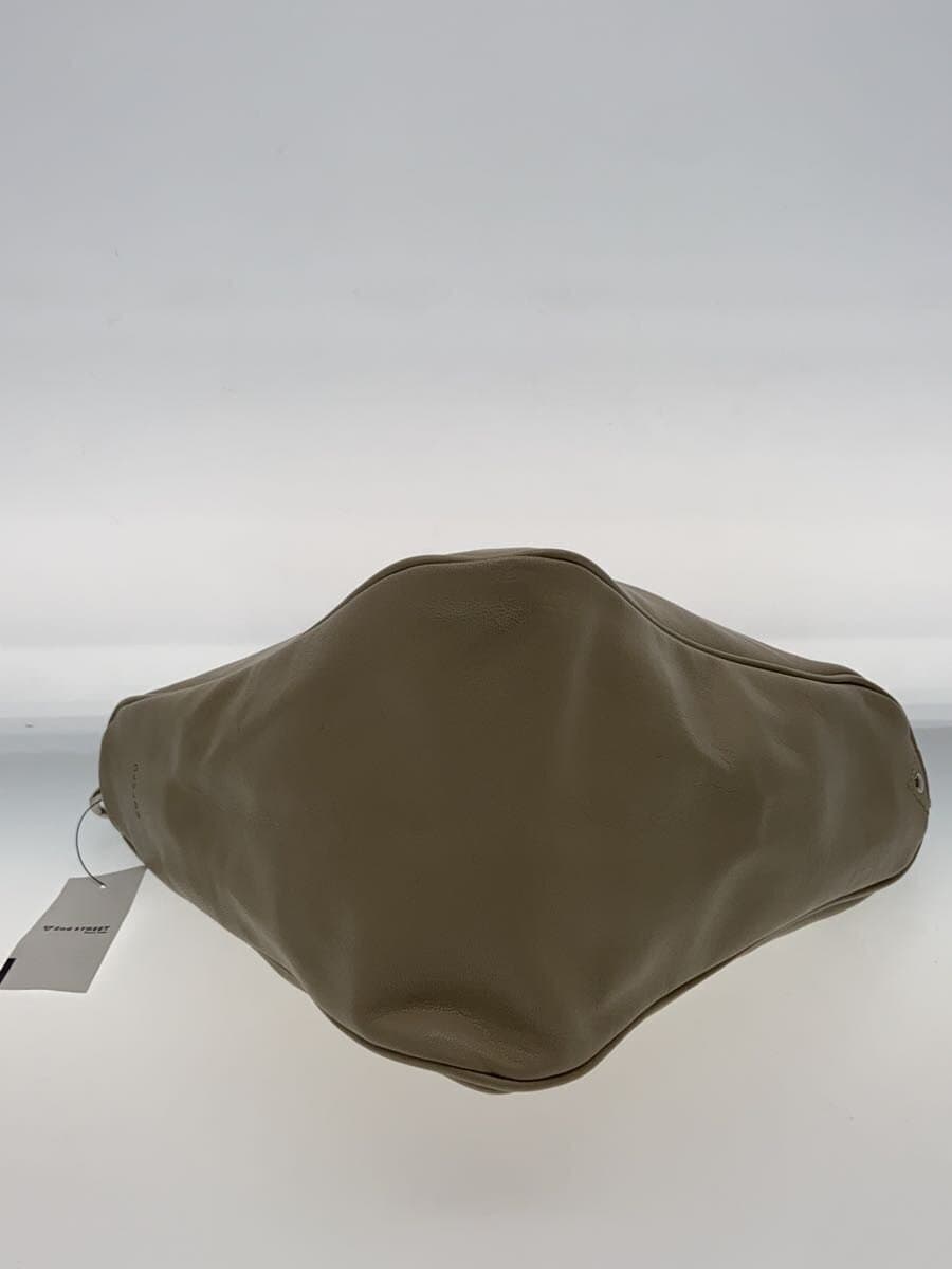 carcru Shoulder Bag Leather BEG 4