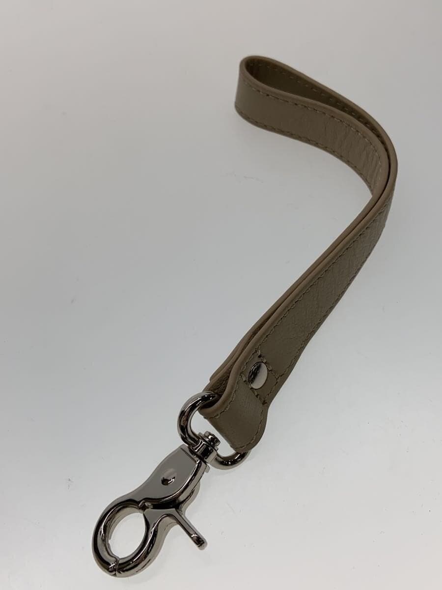 carcru Shoulder Bag Leather BEG 7