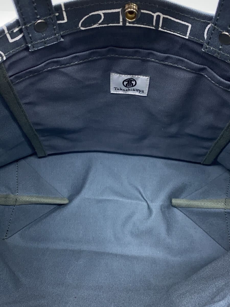 Shinzaburo Hanpu Bag Cotton GRY All Over Pattern 6