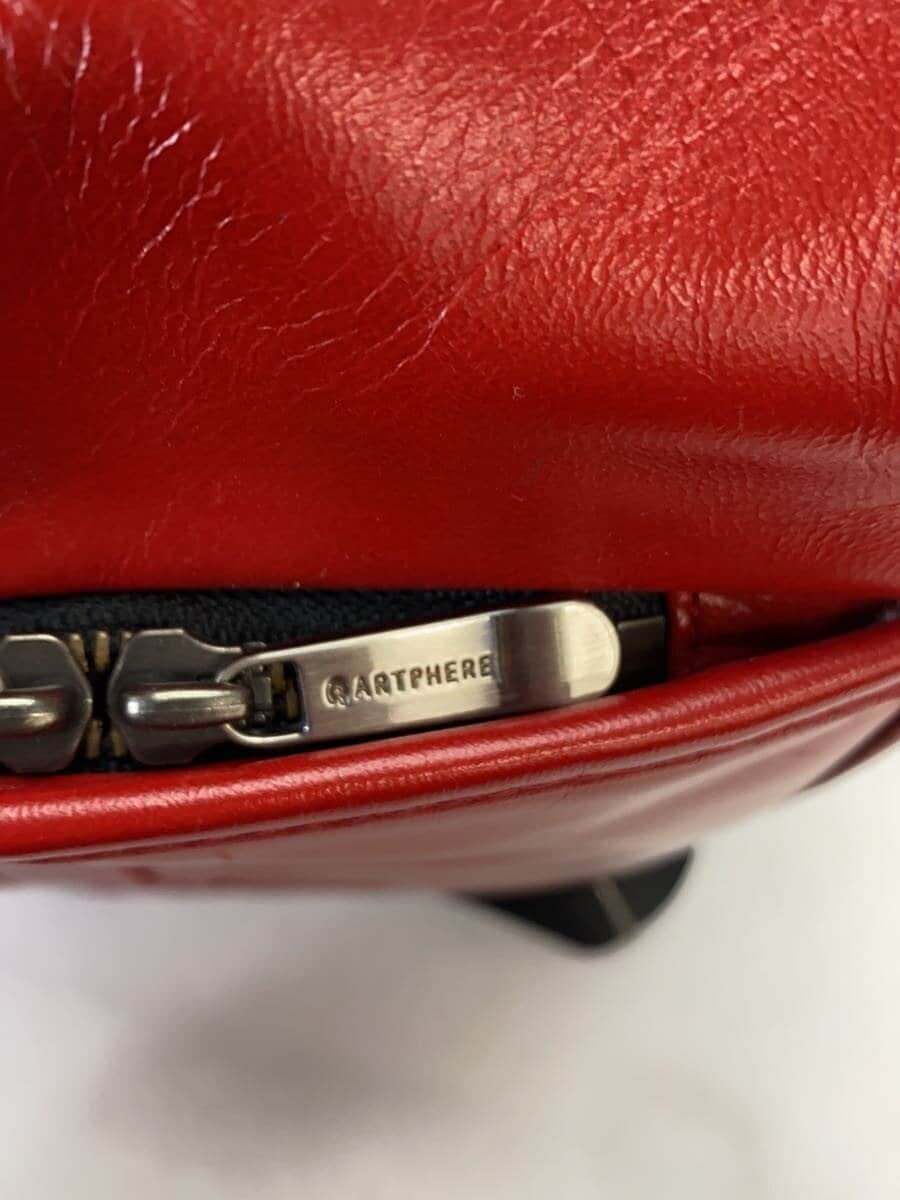 ARTPHERE Shoulder Bag Leather RED 5